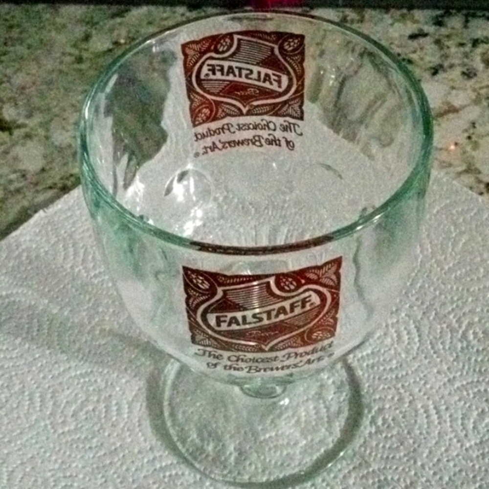 Falstaff Beer Glass